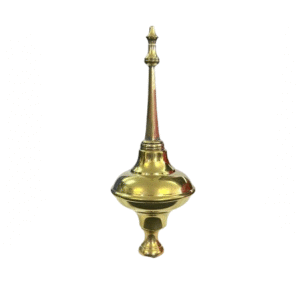 F2 Brass Spun Ogee Finial & Spire